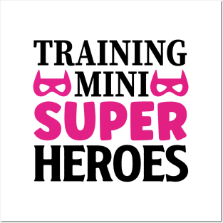 Training Mini Super HEROS Posters and Art